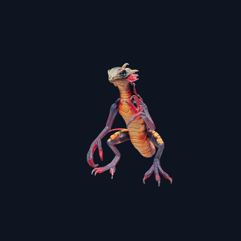 Fantastical Luminescent Creature Model Pack